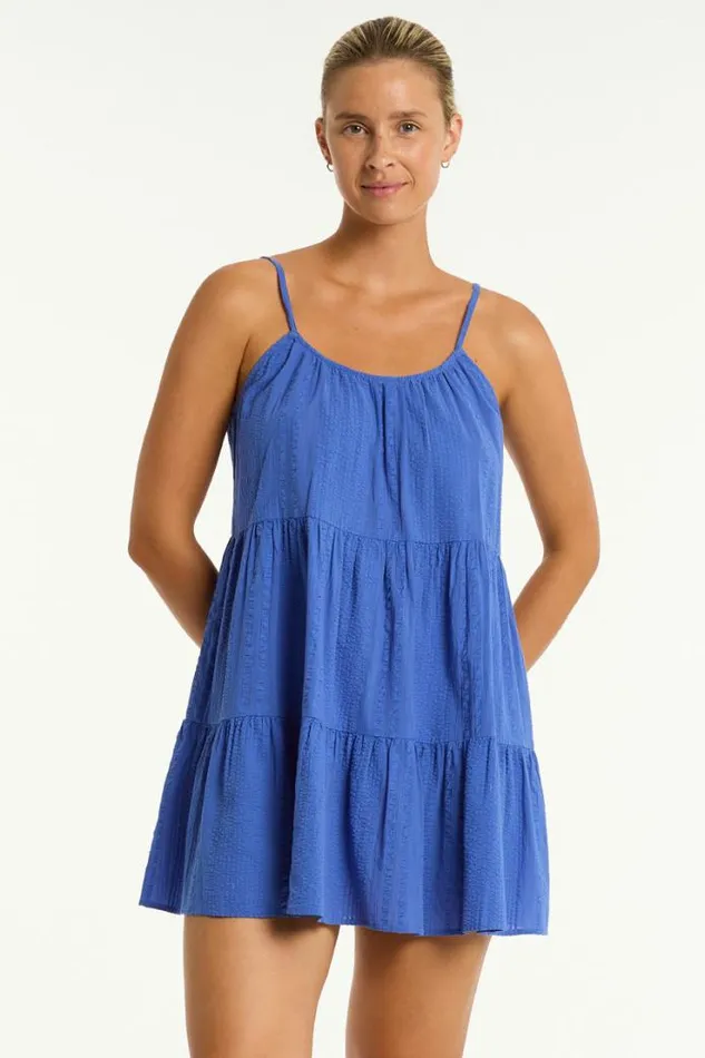 Heatwave Short Sundress Heatwave Blue Women Sea Level Dresses