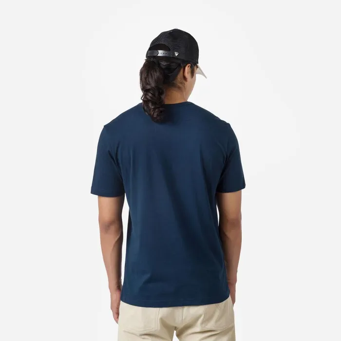 Herren Polos Und TShirts Rossignol Logo Rossignol HerrenTShirt Darknavy715