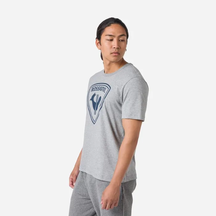 Herren Polos Und TShirts Rossignol Logo Rossignol HerrenTShirt Heathergrey280