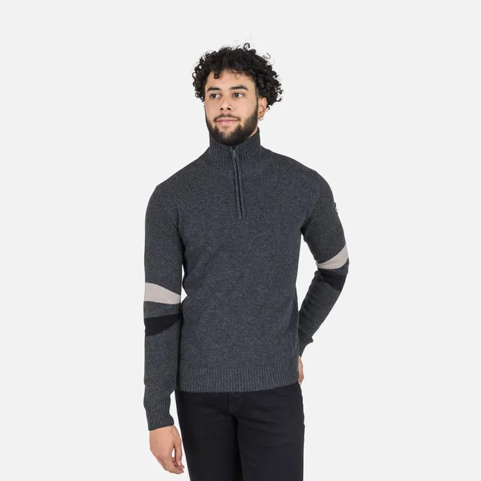 Herren Sweatshirts Und Pullover Rossignol Herrenstrickpullover Mit Halblangem Reiverschluss Signature Onyxgrey Herren Sweatshirts Und Pullover Rossignol Herrenstrickpullover Mit Halblangem Reiverschluss Signature Onyxgrey