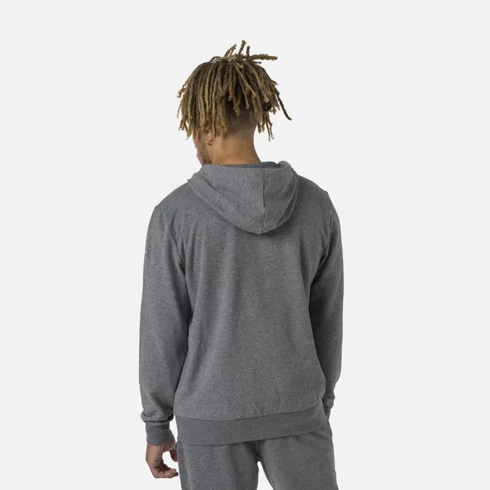 Herren Sweatshirts Und Pullover Rossignol Herrensweatshirt Mit Kapuze Logo Und Durchgehendem Reiverschluss Heathergrey280