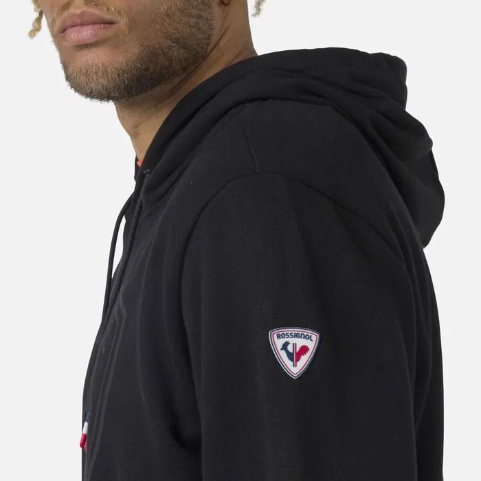Herren Sweatshirts Und Pullover Rossignol Herrensweatshirt Mit Kapuze Und Logo Black200