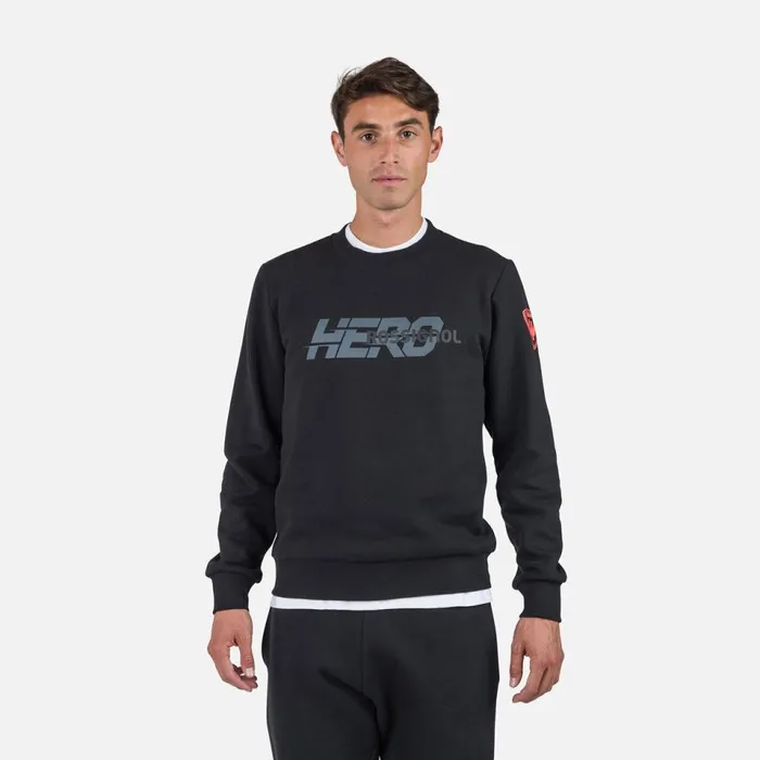 Herren Sweatshirts Und Pullover Rossignol Herrensweatshirt Mit Rundhalsausschnitt Hero Black200 Herren Sweatshirts Und Pullover Rossignol Herrensweatshirt Mit Rundhalsausschnitt Hero Black200