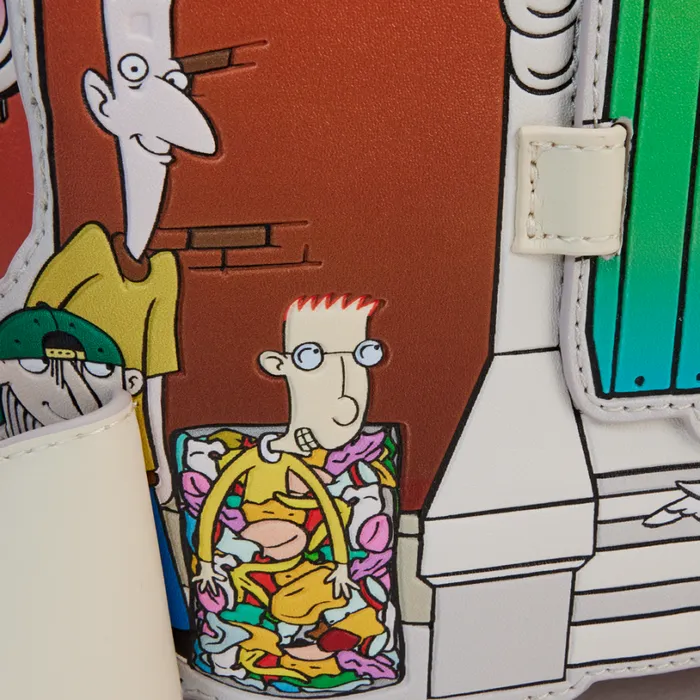 Hey Arnold Sunset Arms Boarding House Mini Backpack Unisex Loungefly Bags and Wallets