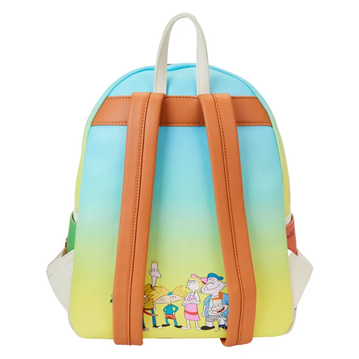 Hey Arnold Sunset Arms Boarding House Mini Backpack Unisex Loungefly Bags and Wallets