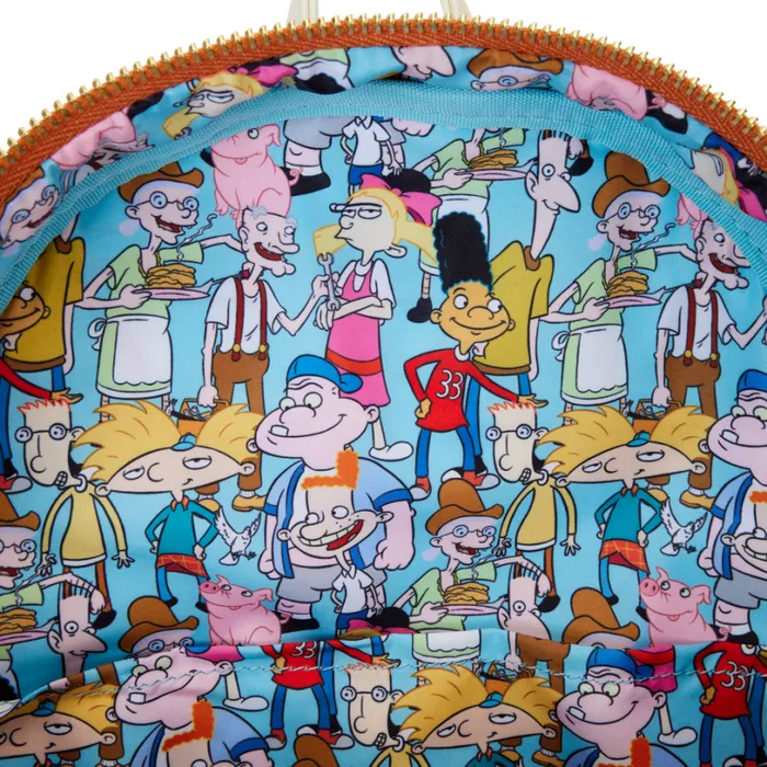 Hey Arnold Sunset Arms Boarding House Mini Backpack Unisex Loungefly Bags and Wallets
