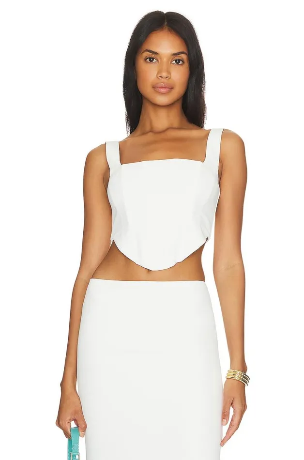 Imani Top Opal White Women Lovers and Friends Tops