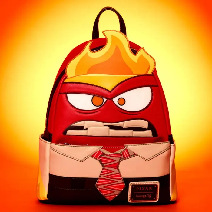 Inside Out Exclusive Anger Cosplay Light Up Glow Mini Backpack Unisex Loungefly Backpacks Inside Out Exclusive Anger Cosplay Light Up Glow Mini Backpack Unisex Loungefly Backpacks