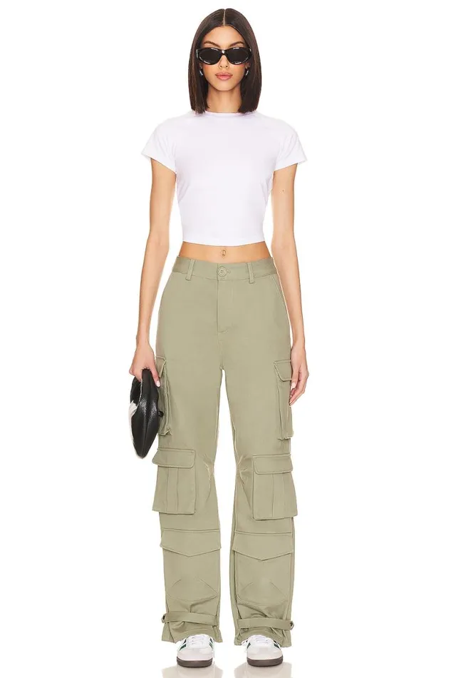 Issa Pant Army Green Women Lovers and Friends Pants