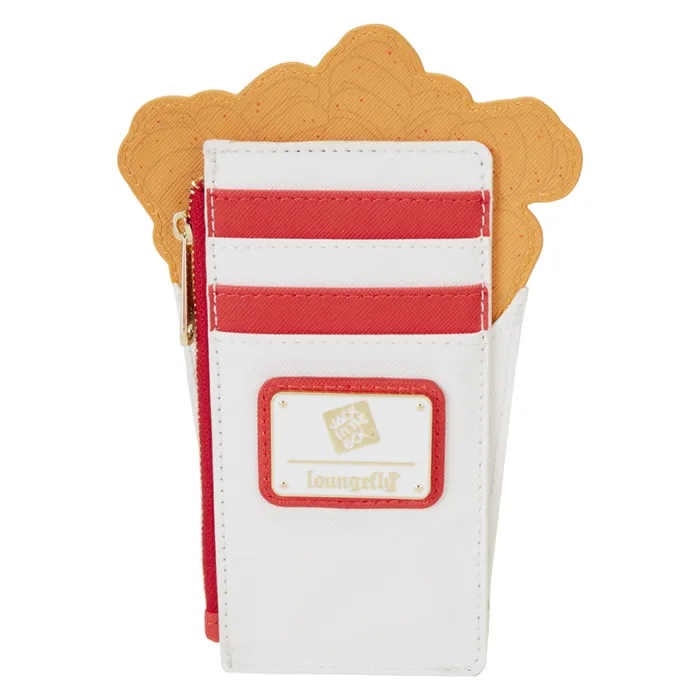Jack In The Box Curly Fries Card Holder Unisex Loungefly Bags and Wallets Jack In The Box Curly Fries Card Holder Unisex Loungefly Bags and Wallets