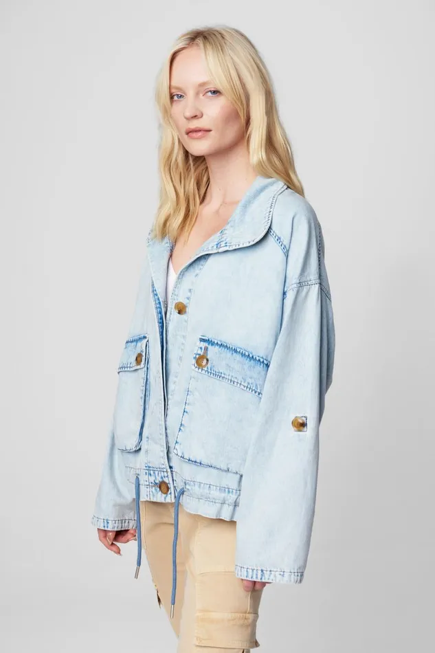 Jackets Women Blank Nyc Blue Lagoon Jacket Jackets Women Blank Nyc Blue Lagoon Jacket