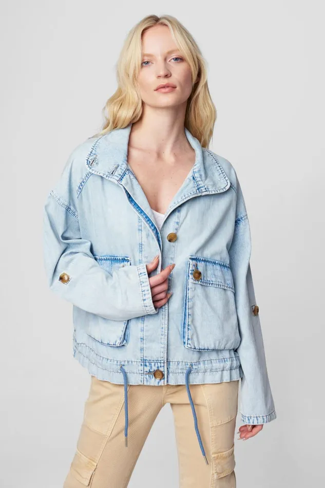 Jackets Women Blank Nyc Blue Lagoon Jacket Jackets Women Blank Nyc Blue Lagoon Jacket