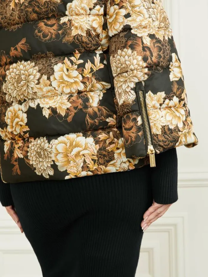Jackets Women Marciano Sharon Puffer Jacket After Dark Floral Print Jackets Women Marciano Sharon Puffer Jacket After Dark Floral Print