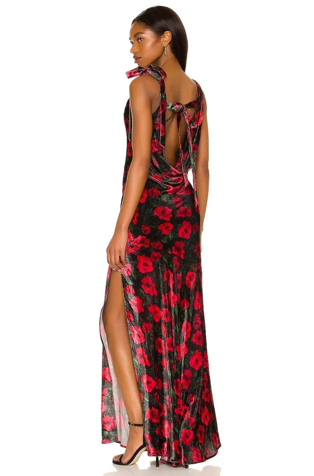 Jackie Maxi Dress French Rose Floral Women Lovers and Friends Dresses