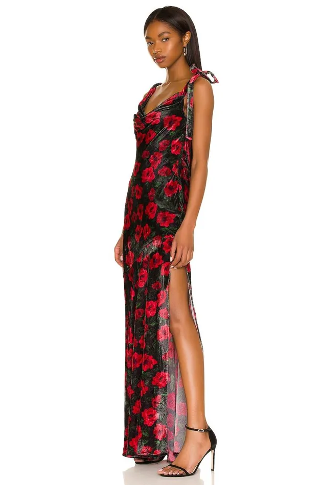 Jackie Maxi Dress French Rose Floral Women Lovers and Friends Dresses
