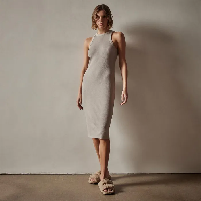 James Perse DressesJumpsuits Cotton Cashmere Tank Dress Toast 8211 Women