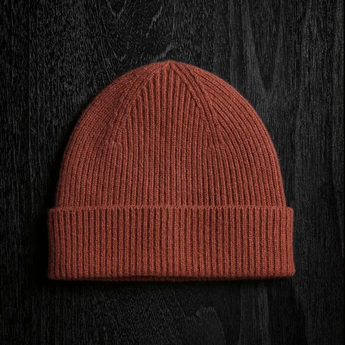 James Perse Hats Solid Cashmere Beanie Goji 8211 Women