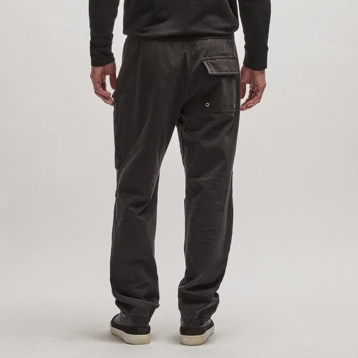 James Perse PantsDenim Cotton Terry Flight Pant Black 8211 Men