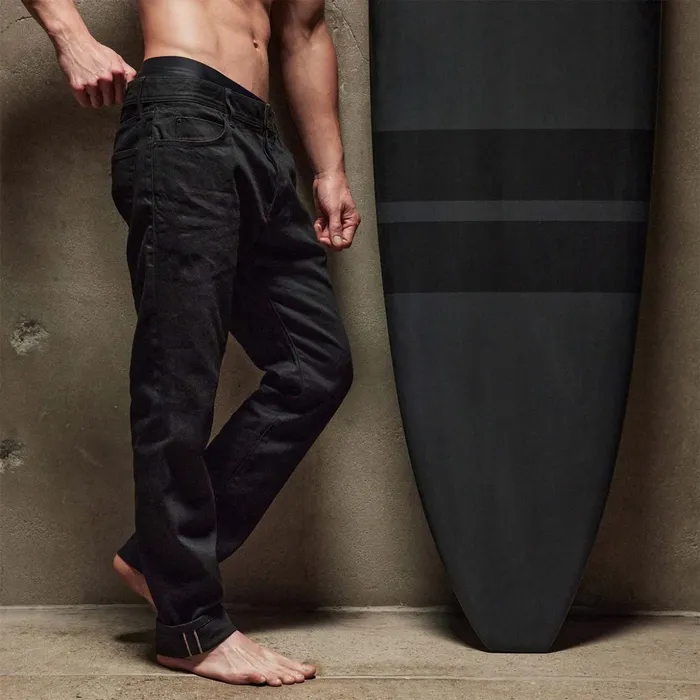 James Perse PantsDenim Selvedge Pacific Jean Black 8211 Men