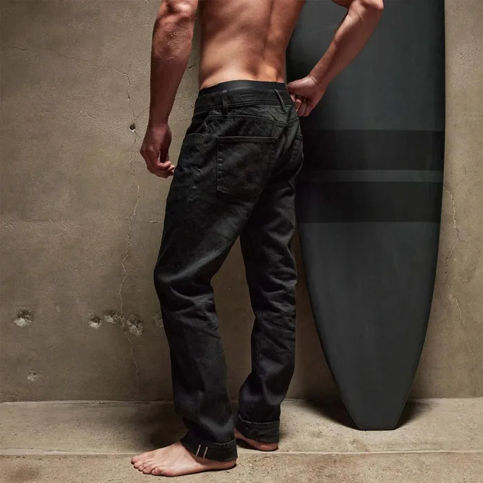James Perse PantsDenim Selvedge Pacific Jean Black 8211 Men