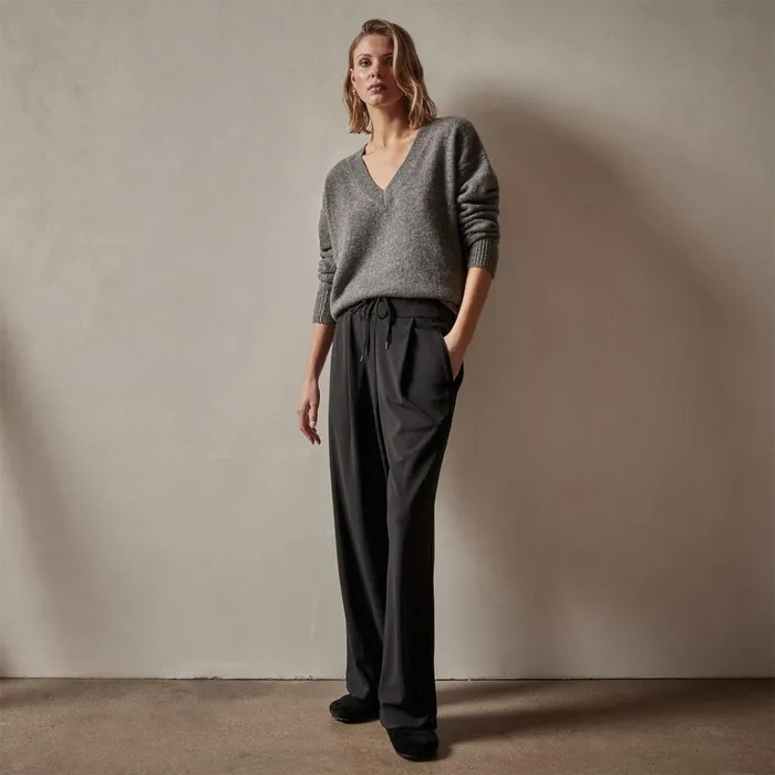 James Perse PantsDenim Single Pleat Knit Dress Pant Black 8211 Women