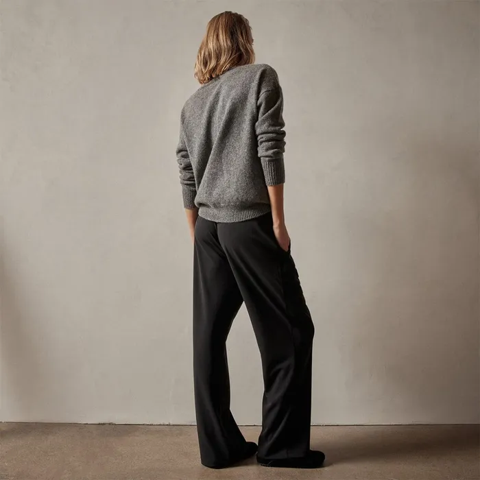 James Perse PantsDenim Single Pleat Knit Dress Pant Black 8211 Women