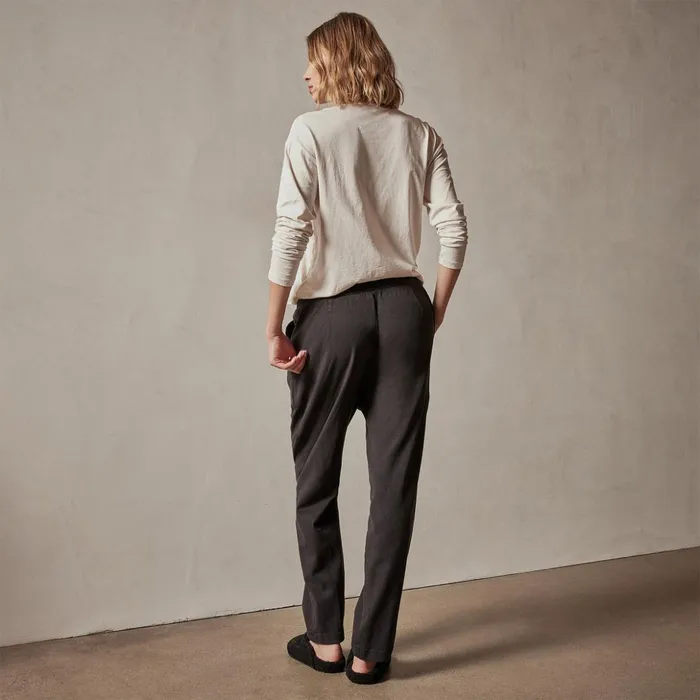 James Perse PantsDenim Single Pleat Relaxed Pant Black 8211 Women
