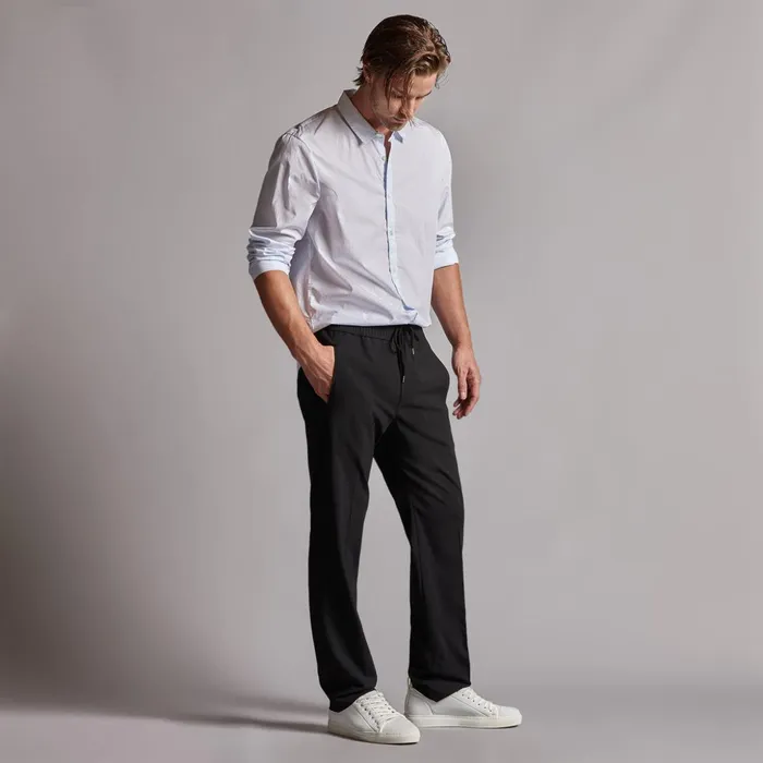 James Perse PantsDenim Stretch Wool Blend Pant Black 8211 Men