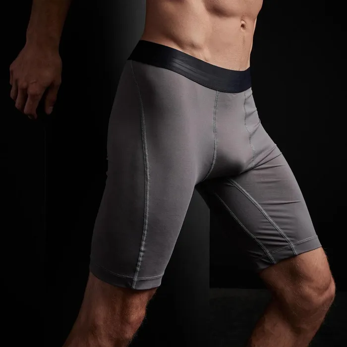 James Perse Performance Bottoms Cool Touch Sport Long Boxer Raccoon Grey 8211 Men