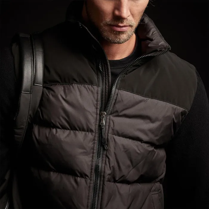 James Perse Performance Jackets Luxury Down Front Zip Sweater Black 8211 Men