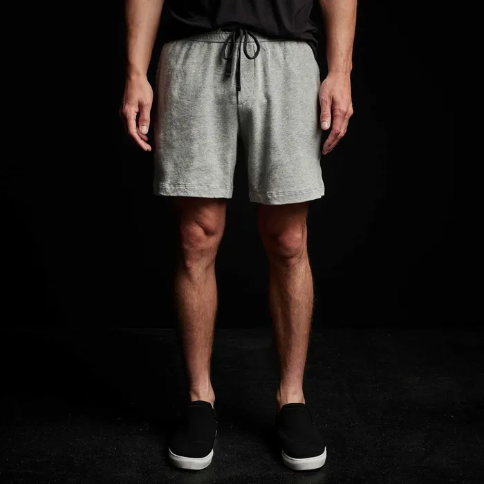 James Perse Shorts French Terry Sweat Short Heather Grey 8211 Men