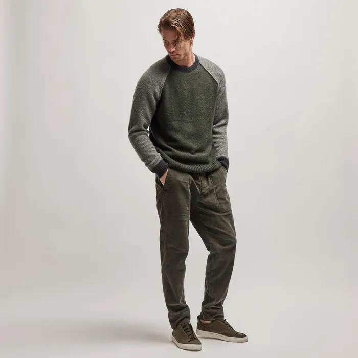 James Perse Sweaters Cashmere Raglan Sweater Shamrockthunderblack 8211 Men