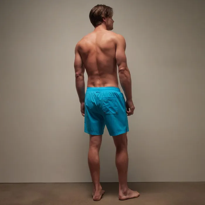 James Perse Swimwear Split Hem Boardshort Blue Lagoon 8211 Men