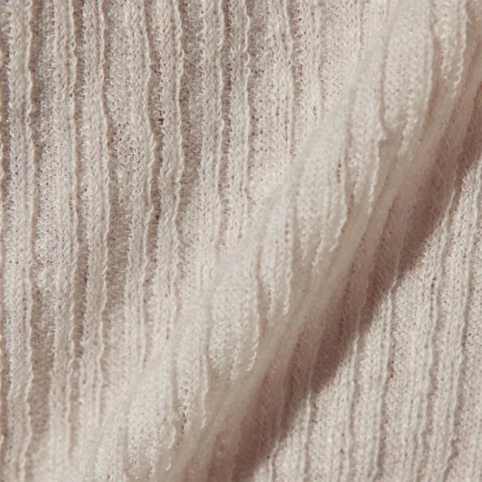 James Perse Tops Stretch Linen Ribbed U Neck White 8211 Women