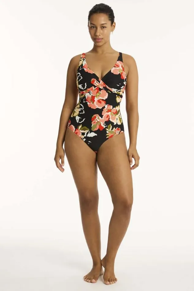 Juniper Cross Front One Piece Juniper Women Sea Level One Pieces