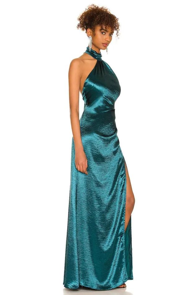 Kendall Gown Dark Jade Green Women Lovers and Friends Dresses