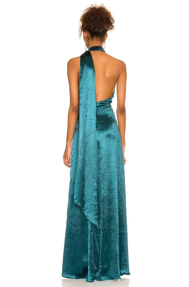 Kendall Gown Dark Jade Green Women Lovers and Friends Dresses