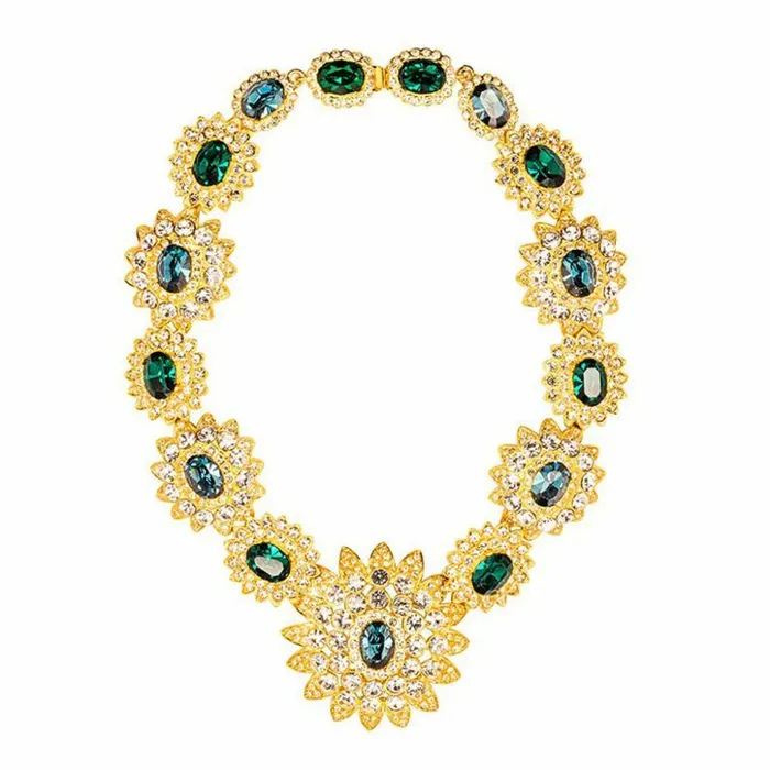 Kenneth Jay Lane Dark Color Gem Necklaces Women Nancy Reagan Gemstone Necklace Kenneth Jay Lane Dark Color Gem Necklaces Women Nancy Reagan Gemstone Necklace