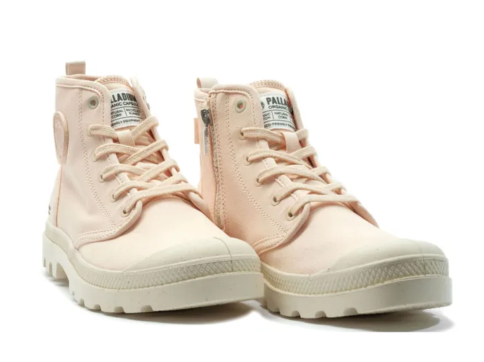Kids Boots PALLADIUM PAMPA HI ZIP ORGANIC Peaskin Kids Boots PALLADIUM PAMPA HI ZIP ORGANIC Peaskin