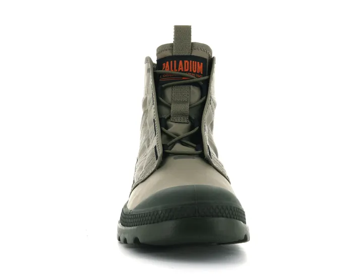 Kids Boots PALLADIUM PAMPA TRAVEL LITE Dusky Green Kids Boots PALLADIUM PAMPA TRAVEL LITE Dusky Green