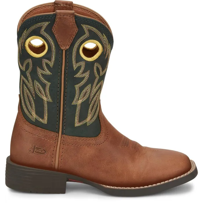 KIDS Bowline Kids Western Boot Brown Justin Boots Western
