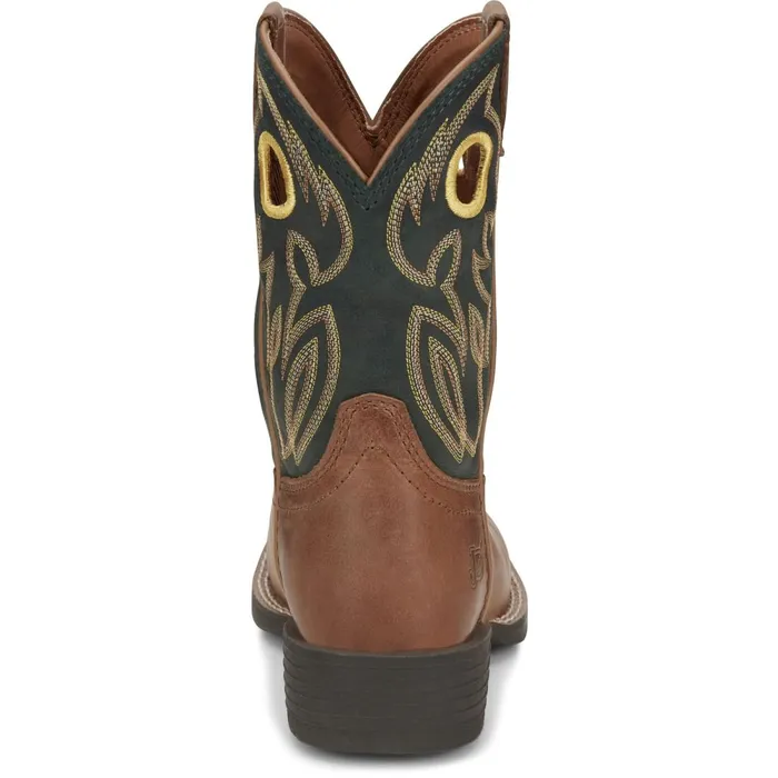 KIDS Bowline Kids Western Boot Brown Justin Boots Western