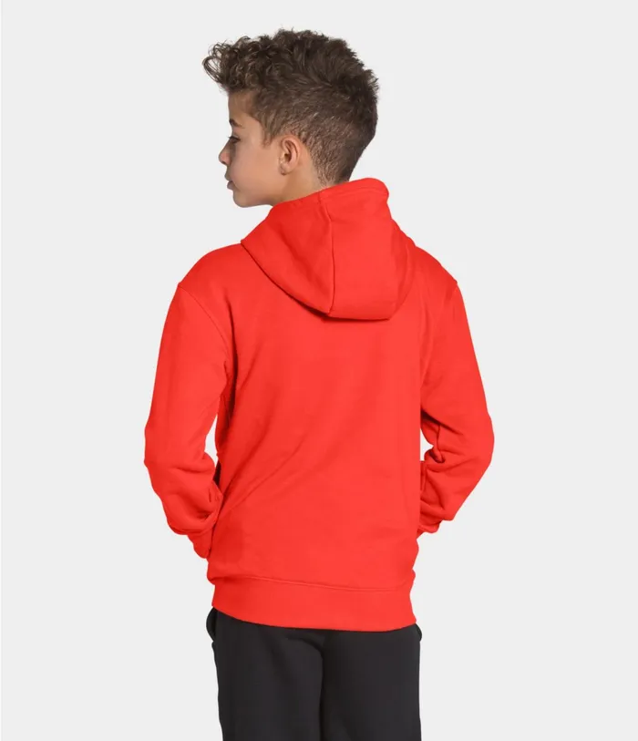Kids Essential Pullover Hoodie Flare Orange The North Face Fleece