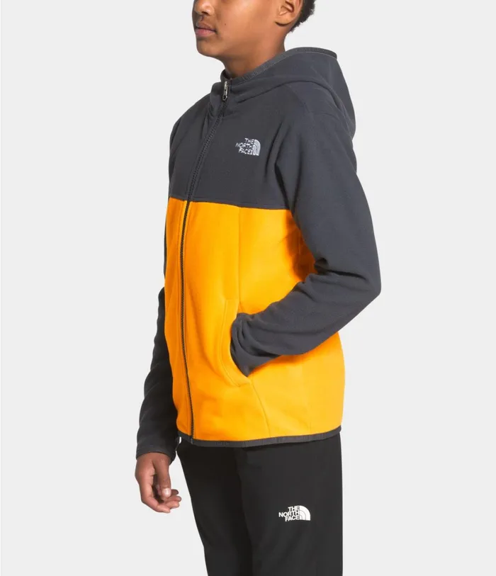 Kids Glacier Full Zip Hoodie Summit Gold The North Face Jackets and Vests