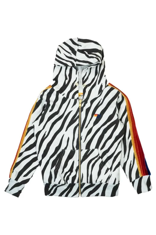 Kids Hoodies Aviator Nation Classic Hoodie 8211 Zebra