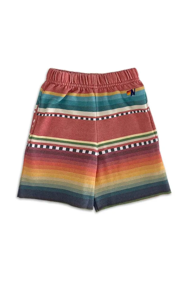Kids Shorts Aviator Nation Tulum Sweatshorts 8211 Red