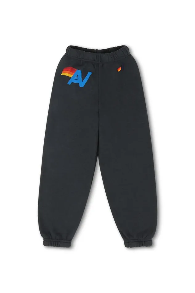 Kids Sweatpants Aviator Nation Logo Sweatpants 8211 Charcoal
