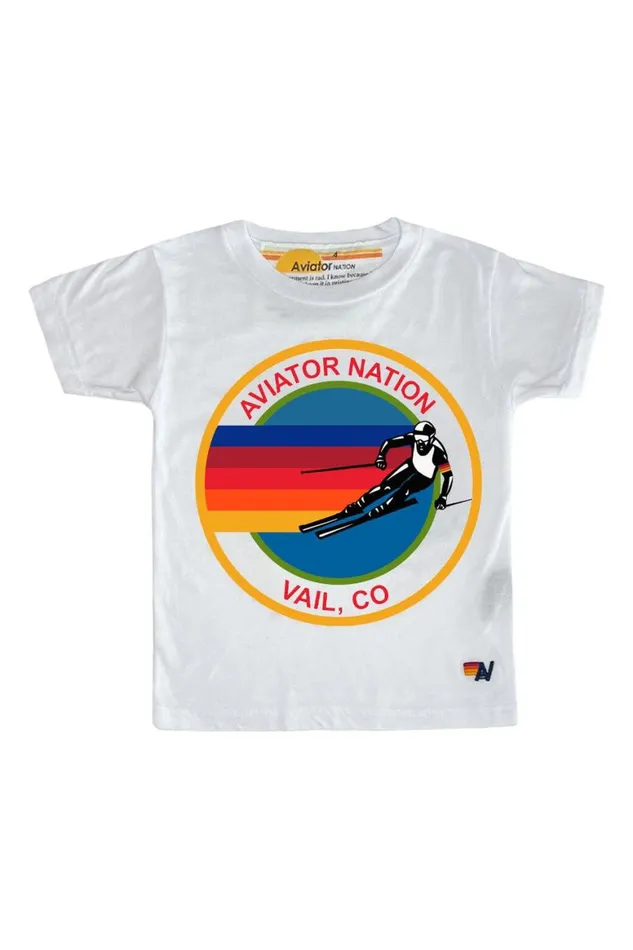 Kids Tees Aviator Nation Vail Tee 8211 White