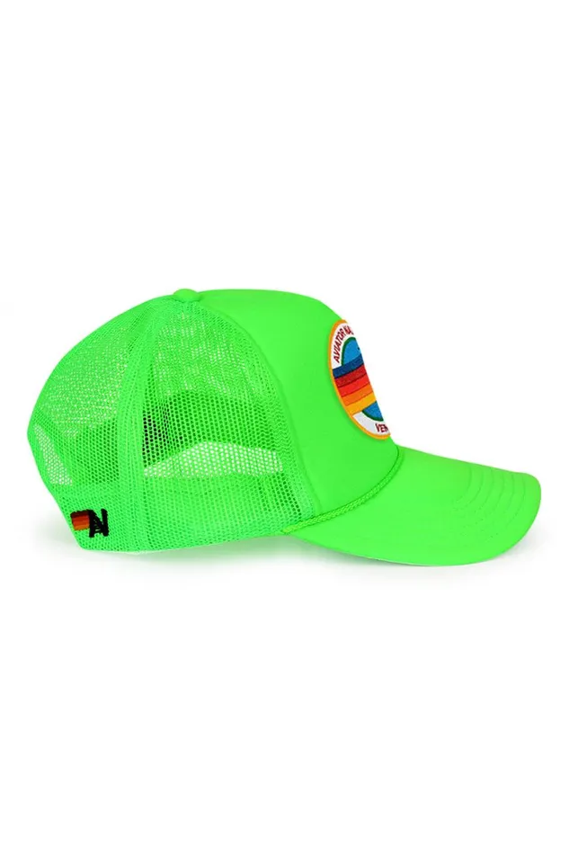 Kids Trucker Hats Aviator Nation Signature Logo 8211 Vintage Trucker Hat