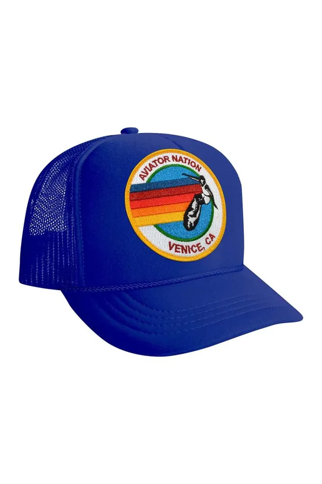 Kids Trucker Hats Aviator Nation Signature Logo 8211 Vintage Trucker Hat